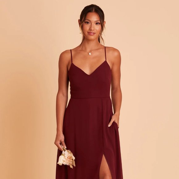 Birdy Grey Cabernet Adelle Chiffon Dress Size Small - Picture 1 of 5